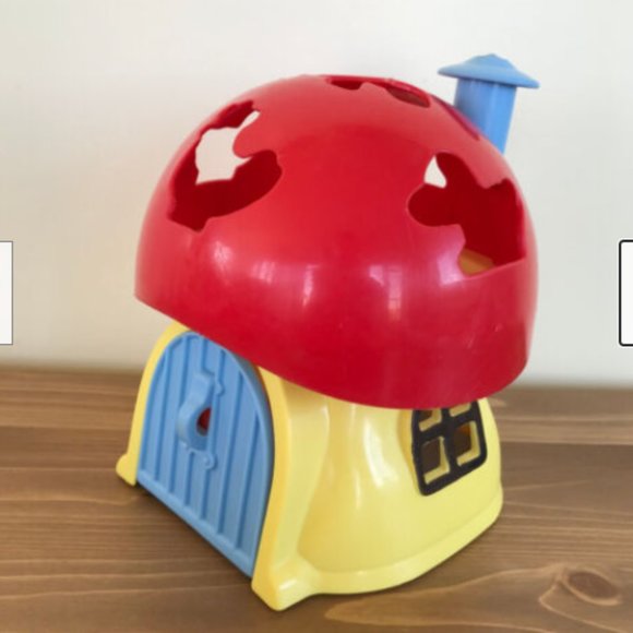 Vtg Lesney Matchbox Shape Sorter Mushroom Toadstool Toy House 1981 LL-4200 - Picture 3 of 8